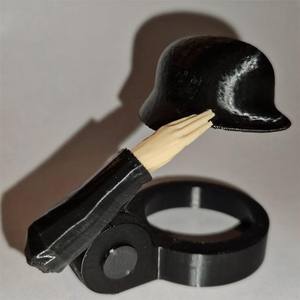 Tapón <span class=keywords><strong>de</strong></span> Botella <span class=keywords><strong>de</strong></span> Plástico con Forma <span class=keywords><strong>de</strong></span> Casco <span class=keywords><strong>de</strong></span> Soldado para Decoración del Hogar - Product Image 2