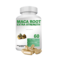 Compléments alimentaires naturels OEM de haute qualité, boosters de santé, Maca Strong Man Power Plus Capsule, capsules de racine de Maca Plus pour hommes