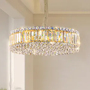 2024 nuovo lampadario di illuminazione decorativa hotel per soggiorno illumina lampadari di cristallo Villa
