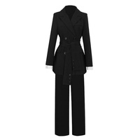 Nouveaux costumes pour femmes, blazer et pantalon, design élégant et tendance, costumes de bureau pour femmes, ensemble deux pièces