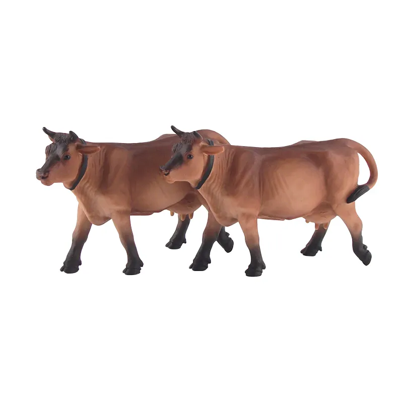 Smart Injection PVC Horse and cow Toy Figure Animal Shape Action Figure