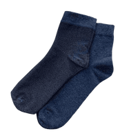 Chaussettes de sport pour hommes en fibre d'argent antibactérienne respirante de bonne qualité