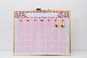 กระดานแม่เหล็กลบได้แบบแห้งพิมพ์ลายบันทึกทุกเดือนปฏิทินทุกเดือนแผ่นกระดานไวท์บอร์ดกรอบอลูมิเนียมสำหรับเขียน - Product Image 5