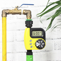 Pengontrol Timer Irigasi Cerdas 6605, Katup Diafragma Solenoid, Katup Relief yang Dapat Disesuaikan, 12VDC/24VDC, Port 3/4 inci, Otomatis untuk Penyiraman Bunga