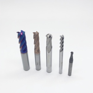 Hrc45/55/65 công cụ CNC 6*50mm sáo đơn/Mũi bóng/bán kính góc/bit thô kích thước đầy đủ cacbua rắn cuối nhà máy - Product Image 2