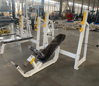 Banc incliné pour musculation, équipement de fitness commercial, entraînement de force et de puissance, machine à plaques