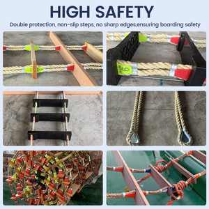 Vendita Diretta dalla Fabbrica di Scale Pieghevoli per Imbarco; Struttura in Legno per Fuga d'Emergenza e Imbarco in Mare - Product Image 4