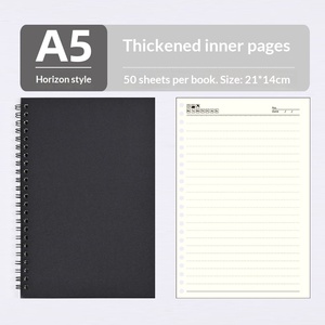 Customized Loose Leaf <b>A5</b> Business Office Notebook 32k Thick Spiral Binding Gift Multiple Colors Custom Advertising Logo - Product Image 5