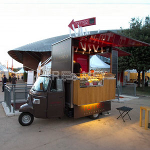 Carro de comida móvil de 3 ruedas estándar de la UE de China, camión de almuerzo, barra móvil, camión de comida galvanizado eléctrico personalizado - Product Image 1