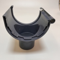 Matériau de construction en plastique PVC de style chinois Systèmes d'eau de pluie Gouttières de pluie à descente carrée