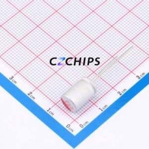 ตัวเก็บประจุแบบแข็ง HS0J827M0811PC แบบ Through Hole (THT), ขนาด D8xL11.5 มม. 820uF 20% 6.3V 3.5 มม. - Product Image 1