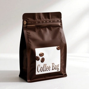 Bolsas de Papel de Aluminio con Logotipo Impreso Personalizado, Bolsas de Mylar Negras Mate de Alta Calidad para Empaque de Café, Bolsas para Semillas con Base, OEM - Product Image 4