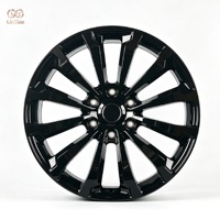 Jantes en alliage forgé monobloc 18-28 pouces, 6 trous, noir brillant, multi-branches, 6x139.7, pour pick-up et SUV