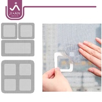 Bande de réparation de maille de fibre de verre auto-adhésive moustiquaire réparation fenêtre écran Anti moustique écran réparation bande feuille Patch Kit