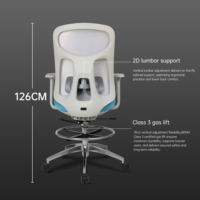 Chaise de caisse pivotante ergonomique en maille pour supermarché et magasin – Vente en gros