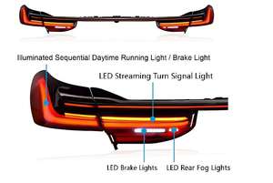 <span class=keywords><strong>Feux</strong></span> arrière améliorés pour BMW 7 G11 G12 : transformation <span class=keywords><strong>de</strong></span> l'ancien au nouveau, <span class=keywords><strong>feux</strong></span> stop et clignotants dynamiques à LED traversants - Product Image 2