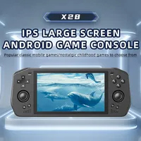 Powkiddy X28 Android 11 Unisoc Tiger T618 Écran tactile IPS de 5,5 pouces Console de jeu rétro portable Google Store