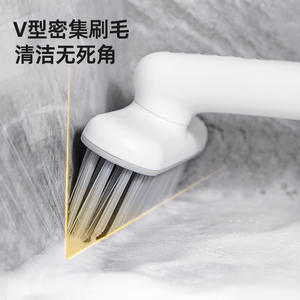 Brosse de nettoyage rotative Ecoco pour les interstices, avec poils en nylon rigide, pour les joints de carrelage de salle de bain - Product Image 3