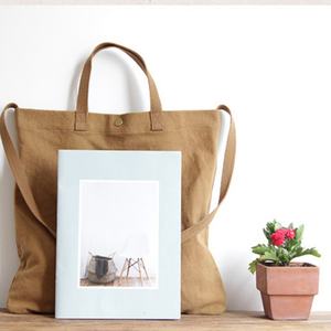 Nouveau style tendance, sac fourre-tout en toile personnalisé pour femmes, grand format, avec bandoulière, logo imprimé promotionnel, sac de shopping - Product Image 2