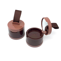 Boîte en plastique personnalisable pour cosmétiques, fond de teint 4g, poudre capillaire, et maquillage facial, avec applicateur