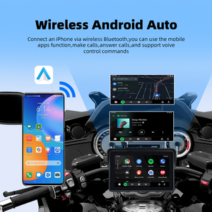 Pantalla Inalámbrica CarPlay Keykeer de 7 Pulgadas, Gran Venta, Bajo Precio, Navegación Android Auto para Motocicleta, <span class=keywords><strong>GPS</strong></span> con Resistencia al Agua IP67 - Product Image 4