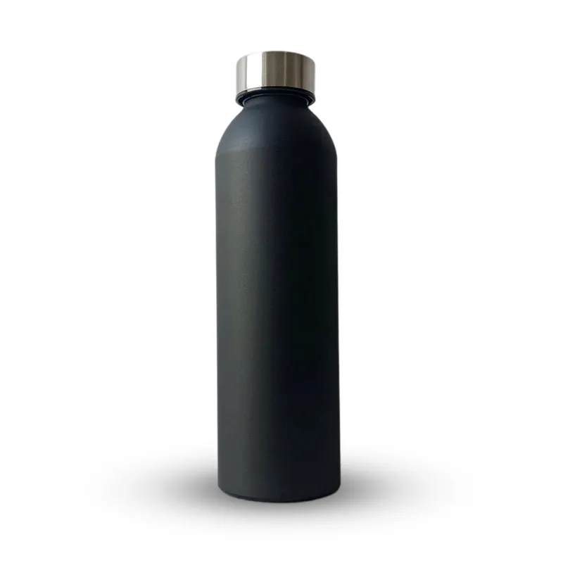 ماتي الأسود شعار مخصص زجاجة مياه ألومنيوم التخييم الاطفال زجاجة مياه ألومنيوم زجاجات مياه