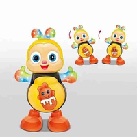 Juguetes Educativos Longxi para Niños, Muñecos de Peluche Electrónicos con Diseño de Abeja de Dibujos Animados, para Niños de 4, 5 y 6 Años