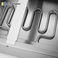 Gewerblicher Elektrischer Bain-Marie Speisenwärmer Tischmodell Edelstahl Buffet-Displaybehälter für Restaurant Hotel Catering