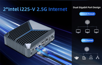 Mini PC Industrial Tel N100 Nano N1321 Alder Lake-N N100 Quad Core DDR4 Barebone I226-V LAN TPM2.0 AGV/AMR Ranura SIM Externa
