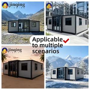 JinQing - Casa Prefabricada Expandible <span class=keywords><strong>de</strong></span> 20 pies, Villa Contenedor, Apartamento con Cocina, Espacio <span class=keywords><strong>de</strong></span> Vivienda Moderno Todo en Uno, Lista para Habitar - Product Image 4