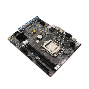B75 12USB Mendukung 12 Kartu Grafis LGA1155 <span class=keywords><strong>DDR3</strong></span> <span class=keywords><strong>Motherboard</strong></span> dengan Prosesor G1620 - Product Image 2