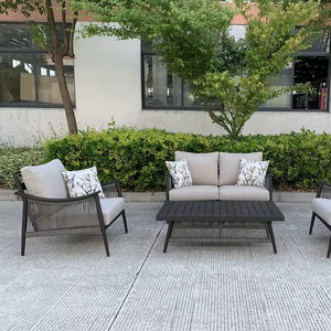 Conjunto de muebles de exterior de estilo moderno y personalizado al por mayor, sofá de lujo a la moda impermeable para jardín, balcón, hotel, granja, terraza - Product Image 3