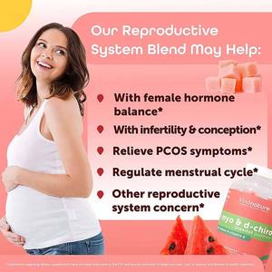Suppléments de fertilité de marque privée OEM Hormone Balance Myo-inositol Gommes de fertilité vitaminiques prénatals pour les femmes - Product Image 2