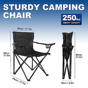 Chaise de camping pliante portable et légère de haute qualité pour la randonnée, les voyages, la plage et les pique-niques – Vente en gros usine - Product Image 2