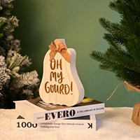 Décorations en bois de citrouille pour fête de la récolte, ornements créatifs pour la maison, décorations de table artisanales