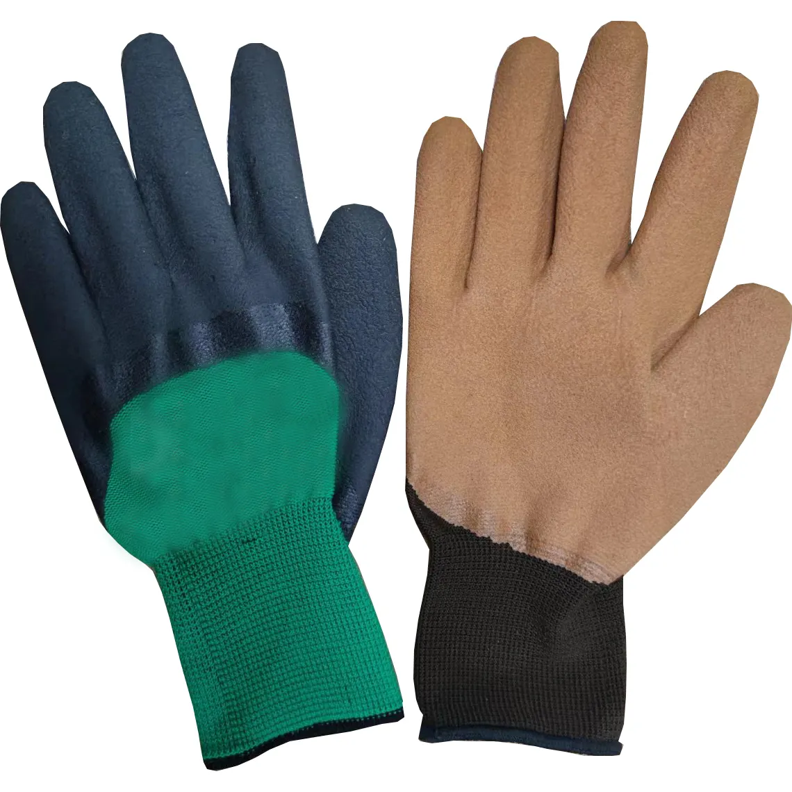 SLG-E-006 China hot selling high quality low prices cheap Latex coated Nylon safe safety work working gloves