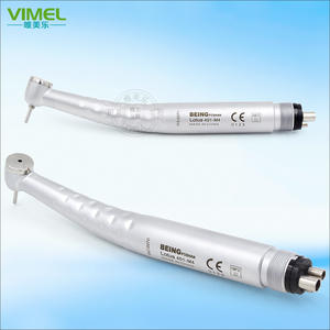Turbina Dental de Alta Velocidad 401 Estándar, de un Solo Orificio, con Chorro de Agua, Eléctrica, Metálica, con Pasador de Bloqueo para Chorro de Agua - Product Image 1