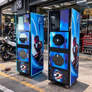 Nueva Máquina Expendedora de Lavado y Desinfección de Cascos de Autoservicio con Pago por QR para Concesionarios de Motocicletas, Tiendas de Alquiler y Uso Comercial Personalizado - Product Image 2