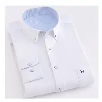 Baju Anak Laki-laki Lengan Panjang, Benang Metalik Jepang untuk Setelan Kemeja Nilon Elastis Kemeja Formal Pembuat Badan Anak-anak Putih Setelan Anak Laki-laki