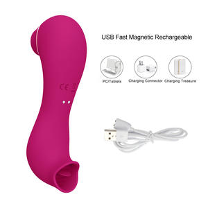 Clitoridien sucer langue vibrateur sein mamelon dispositifs de succion sexe femme chatte vagin ventouse masturbateur Licker Sexy - Product Image 5