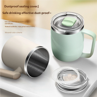 Gobelet en acier inoxydable à double paroi isolé, anti-fuite, de qualité alimentaire, gobelet à café, tasse, gobelets