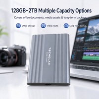 Diskon Pabrik MOQ Rendah SSD Portabel Magnetik USB3.2 Gen1 hingga 500MB/S PSSD 256GB
