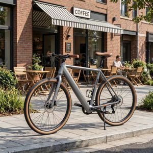 Bicicleta de montaña eléctrica con neumático de 26*1.95 pulgadas, motor trasero sin escobillas de 250W y batería de litio de 36V 10AH - Product Image 5