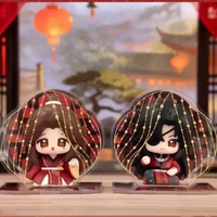 Figurines de collection Heaven Officials Blessing en PVC, 8 pièces/boîte, vente chaude, figurines miniatures, décorations de bureau, à partir de 14 ans