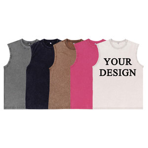 เสื้อกล้ามถักนิตติ้งผ้าสกรีนลายตาม100% ผ้าฝ้ายออร์แกนิกซักกรด - Product Image 3