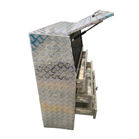 Boîte à outils en alliage d'aluminium multicouche personnalisée avec tiroirs, personnalisée au besoin, robuste et durable, pour le stockage