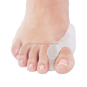 Contoh gratis kustomisasi gel silikon pemisah kaki hallux valgus korektor bunion bantalan pelindung pemisah kaki - Product Image 4
