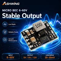 Module d'alimentation abaisseur de tension FPV BEC 12S Micro BEC 6-60V vers 5V/9V/12V pour accessoires de drone de classe X