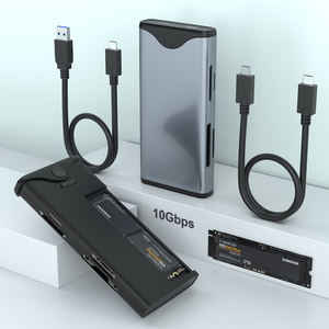 Nueva llegada todo en 1 disco duro multifuncional SSD carcasa tipo C CFexpress tipo B & A lector de tarjetas SD para teléfono - Product Image 1