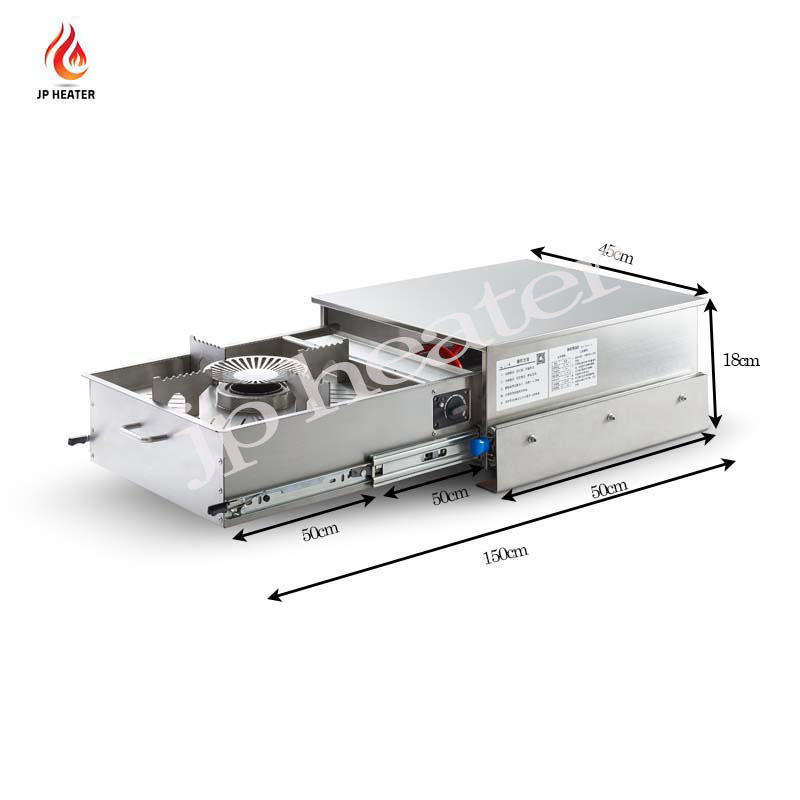 JP slide-out hob one burner diesel stove hob for camper boat